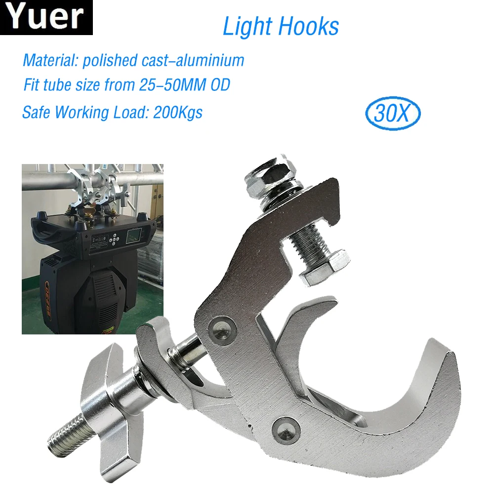 30Pcs/Lot High Quality Lights Hook Can Safe Working Load 200Kgs Professional For Stage Light LED Par Light And Moving Head Light
30Pcs/Lot High Quality Lights Hook Can Safe Working Load 200Kgs Professional For Stage Light LED Par Light And Moving Head Light