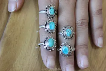 SL037 Ethnic Tibetan 925 Sterling Silver Turquoise Stone Flower Women Rings Handmade Nepal 925 Silver Ring Free Shipping
SL037 Ethnic Tibetan 925 Sterling Silver Turquoise Stone Flower Women Rings Handmade Nepal 925 Silver Ring Free Shipping