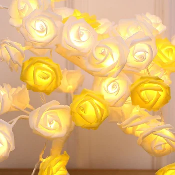 New LED Rose Lanterns Marriage Proposal String Lights LED Colored Outdoor String Lights Battery Powered Warm White
New LED Rose Lanterns Marriage Proposal String Lights LED Colored Outdoor String Lights Battery Powered Warm White