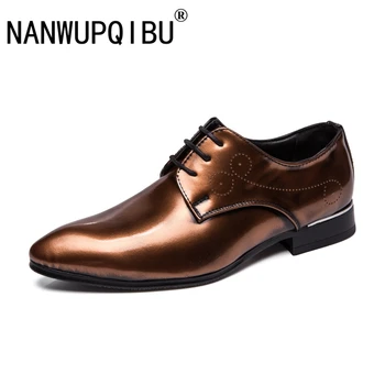 Leather Mens Shoes Fashion British Style Men Flats Rointed Toe Comfortable Office Lace up Men Dress Shoes Plus Size Footwear
Leather Mens Shoes Fashion British Style Men Flats Rointed Toe Comfortable Office Lace up Men Dress Shoes Plus Size Footwear