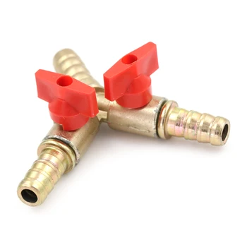 New 5/16" 10MM Brass Y 3-Way Shut Off Ball Valve Clamp Fitting Hose Barb Fuel Gas Water Oil For Garden Irrigation Automotive
New 5/16" 10MM Brass Y 3-Way Shut Off Ball Valve Clamp Fitting Hose Barb Fuel Gas Water Oil For Garden Irrigation Automotive