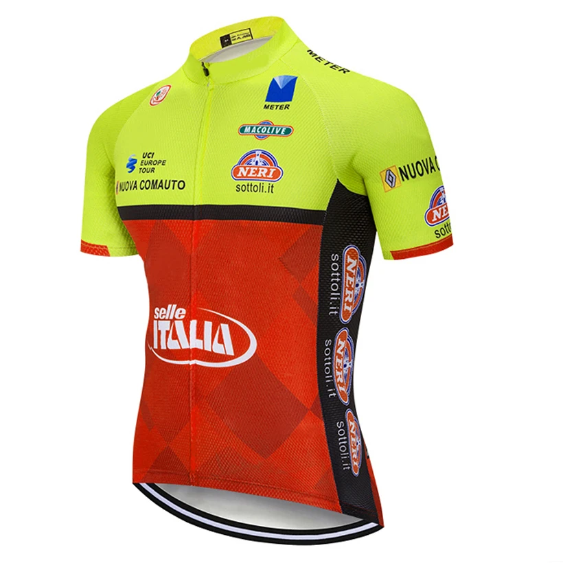 NEW 2018 Italia team Fluor Yellow pro cycling jersey MTB Ropa Ciclismo mens women summer bicycling Maillot bike jersey wear
NEW 2018 Italia team Fluor Yellow pro cycling jersey MTB Ropa Ciclismo mens women summer bicycling Maillot bike jersey wear