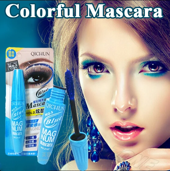 New Colorful Mascara Big Silicone Brush Perfect Curling Thick mascara makeup Length Waterproof formula blue/purple/black 12G
New Colorful Mascara Big Silicone Brush Perfect Curling Thick mascara makeup Length Waterproof formula blue/purple/black 12G
