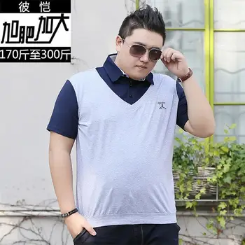 2018 plus size 8XL 7XL 6XL 5XL 10XL Men's Stripe splicing t shirt New Dressed Short Sleeve t Shirt Men's Turn Down Collar tee
2018 plus size 8XL 7XL 6XL 5XL 10XL Men's Stripe splicing t shirt New Dressed Short Sleeve t Shirt Men's Turn Down Collar tee