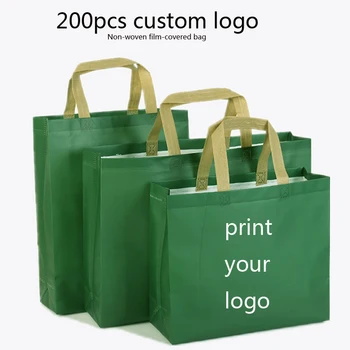 100pcs custom logo shopping bags High quality non woven bags with logo more color choose Non-woven film-covered bag clothes bags
100pcs custom logo shopping bags High quality non woven bags with logo more color choose Non-woven film-covered bag clothes bags