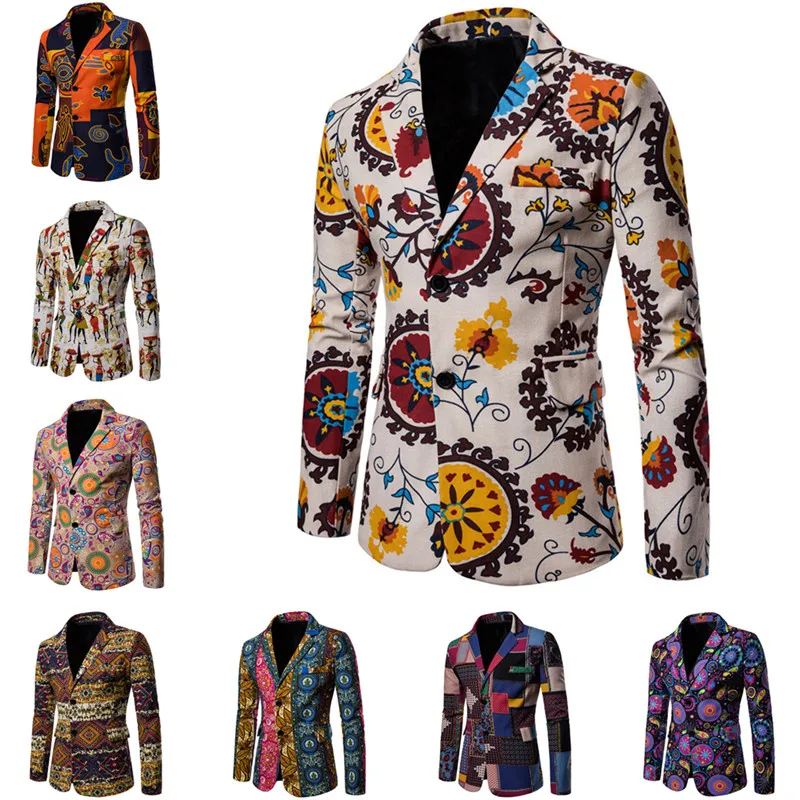 2018 Men's Casual Blazer Clothes New Fashion Male Print Jacket Streetwear Youth Slim Fit Men Suits Coats Clothing Plus Size 4XL
2018 Men's Casual Blazer Clothes New Fashion Male Print Jacket Streetwear Youth Slim Fit Men Suits Coats Clothing Plus Size 4XL