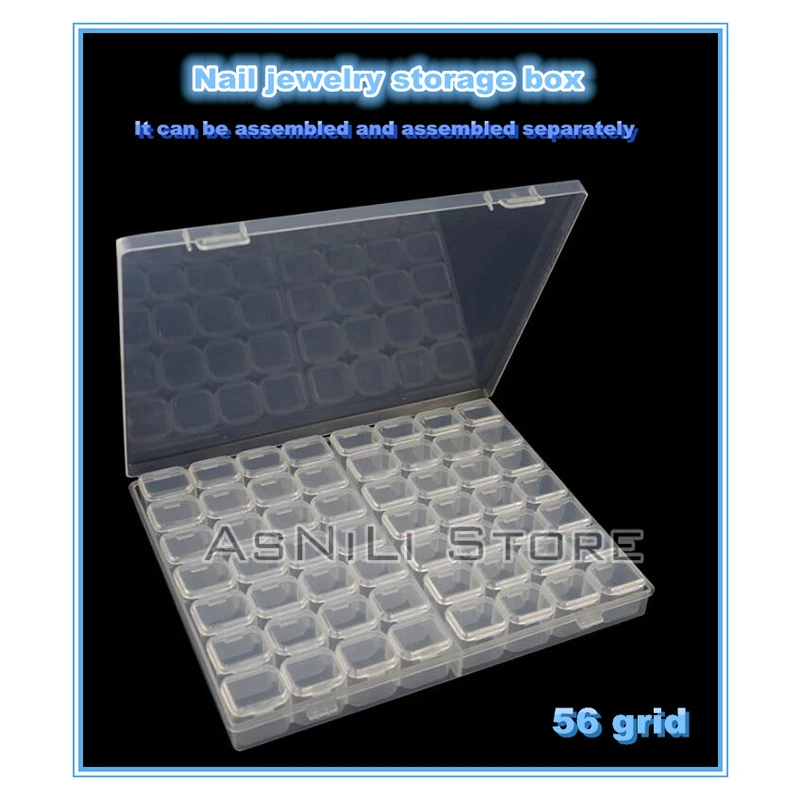 56 Grids 5D DIY Diamond Painting Drill Box Jewelry Box Rhinestone Embroidery Crystal Bead Organizer Storage Case Container new
56 Grids 5D DIY Diamond Painting Drill Box Jewelry Box Rhinestone Embroidery Crystal Bead Organizer Storage Case Container new