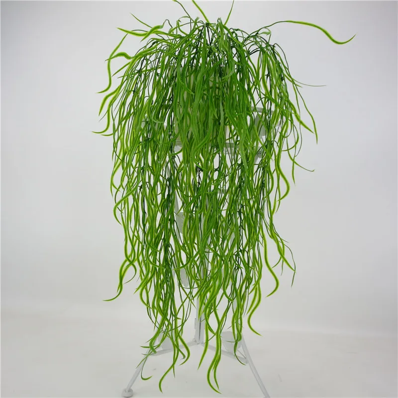 95cm 5 Branches Artificial Plants Green Willow Leaves Fake Plastic Hanging Wall Vine Home Decoration Flower Flower Arrangement
95cm 5 Branches Artificial Plants Green Willow Leaves Fake Plastic Hanging Wall Vine Home Decoration Flower Flower Arrangement