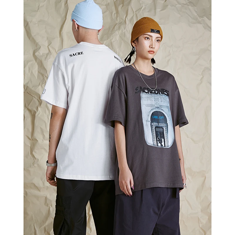 2019 Dropshipping Vintage Door Europe and America Women's T-Shirt Summer Hip Hop Cotton Oversized Fashion Youth Short Sleeve Tee
2019 Dropshipping Vintage Door Europe and America Women's T-Shirt Summer Hip Hop Cotton Oversized Fashion Youth Short Sleeve Tee