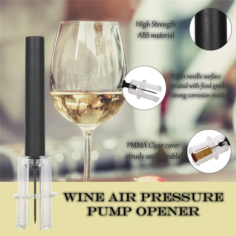 Bottle Wine Corkscrew Cork Air Pump Wine Opener, One size fits all wine Bottle Excellent gift idea for wine lovers
Bottle Wine Corkscrew Cork Air Pump Wine Opener, One size fits all wine Bottle Excellent gift idea for wine lovers