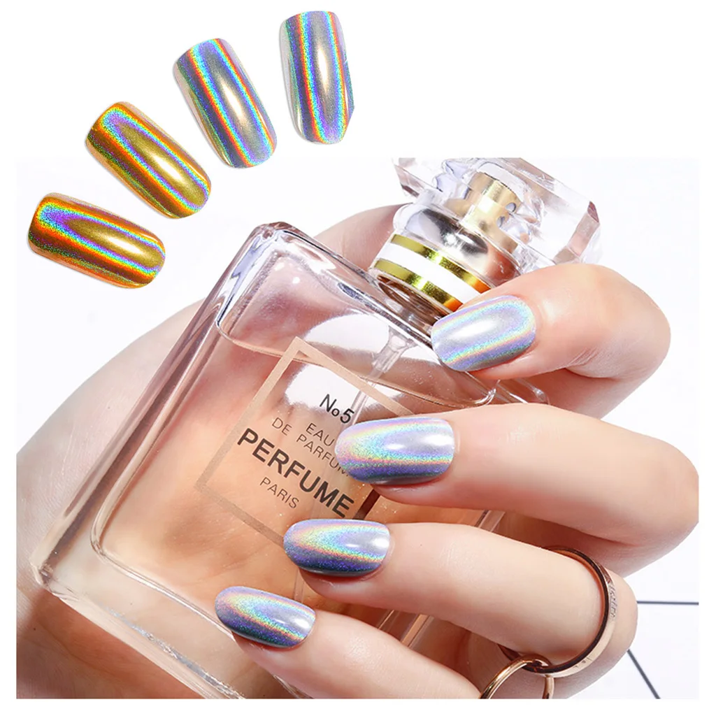 1PCS 0.5g Laser Nail Mirror Effect Powder Glitters Shining Nail Rainbow Polishing for Nail Art Manicure Nail Powder TSLM1
1PCS 0.5g Laser Nail Mirror Effect Powder Glitters Shining Nail Rainbow Polishing for Nail Art Manicure Nail Powder TSLM1