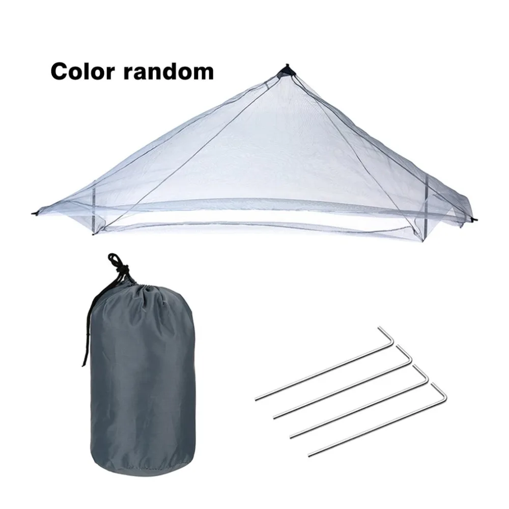 2018 Outdoor Supplies Camping Triangle Tent Portable Anti-mosquito Tent Leisure Mosquito Net Camping tent color random
2018 Outdoor Supplies Camping Triangle Tent Portable Anti-mosquito Tent Leisure Mosquito Net Camping tent color random