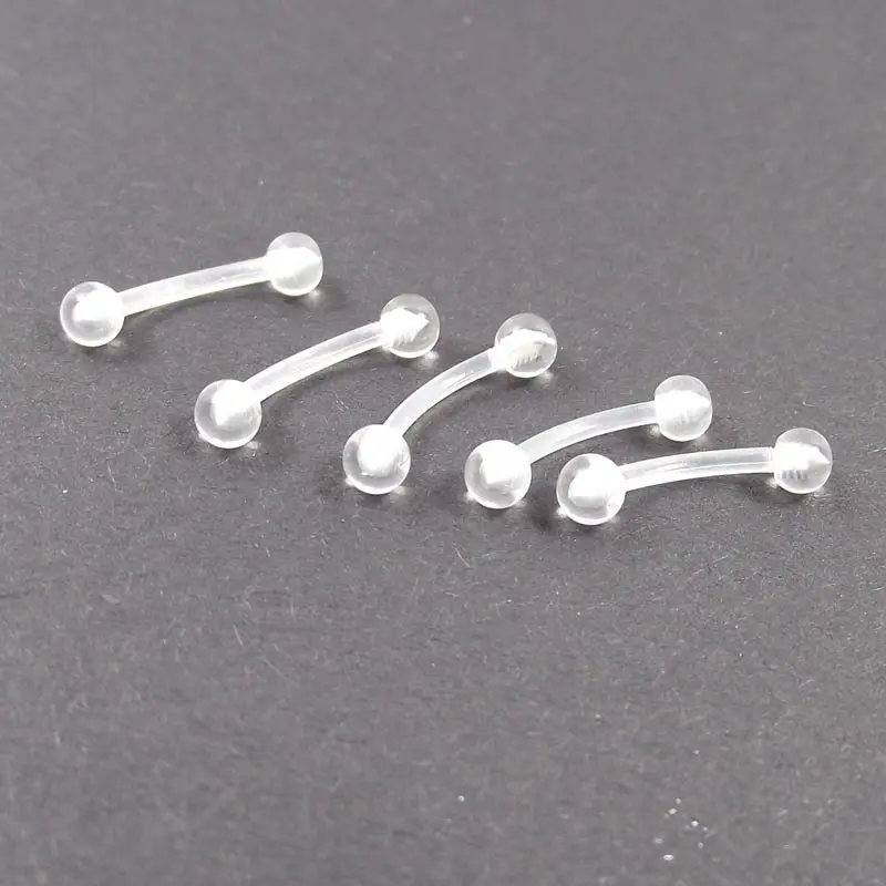 5pcs 16G Flexible eyebrow Bananda ring soft Clear Transparent Invisible body piercing Jewelry
5pcs 16G Flexible eyebrow Bananda ring soft Clear Transparent Invisible body piercing Jewelry
