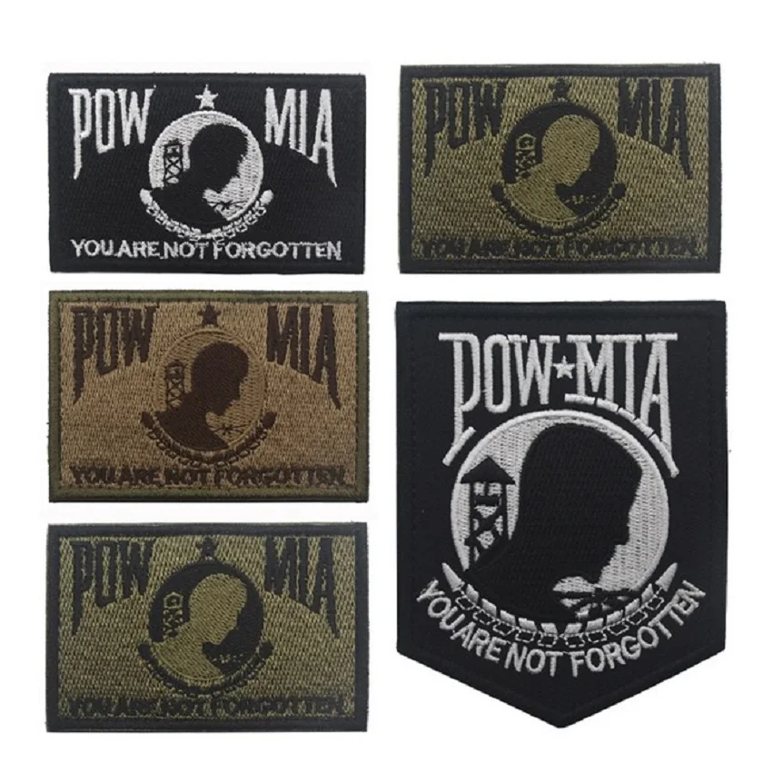 POW MIA YOU ARE NOT FORGOTTEN Veteran patch POW MIA Prisoner of War Missing In Action Military Shield Hero Biker Patch Basge
POW MIA YOU ARE NOT FORGOTTEN Veteran patch POW MIA Prisoner of War Missing In Action Military Shield Hero Biker Patch Basge