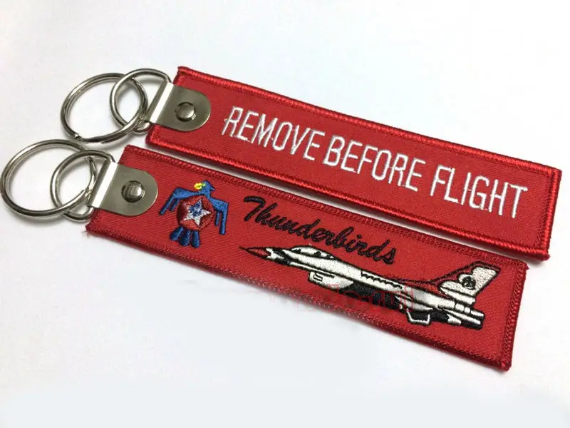 Air Force Thunderbirds Fighter Remove Before Flight Keychain Embroidered Fabric Key Chains Rings Aviation Collection Bag Charms
Air Force Thunderbirds Fighter Remove Before Flight Keychain Embroidered Fabric Key Chains Rings Aviation Collection Bag Charms