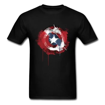 Watercolor Tshirts Captain America Shield T Shirt Men's Fashion Brand New Marvel Superhero T Shirts Marvel Movie Printing
Watercolor Tshirts Captain America Shield T Shirt Men's Fashion Brand New Marvel Superhero T Shirts Marvel Movie Printing