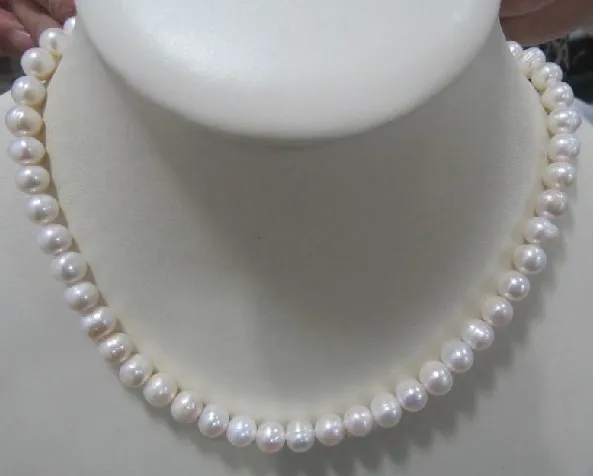 8-9MM Big Size Real Pearls, Freshwater Pearl Necklace Hot Cheap Jewelry in Nice Quality 45cm Long
8-9MM Big Size Real Pearls, Freshwater Pearl Necklace Hot Cheap Jewelry in Nice Quality 45cm Long