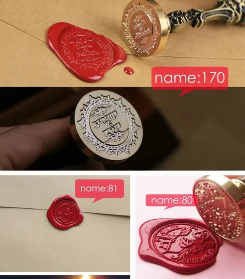 Image Free Shipping Customize Stamp Wedding Logo League DIY wedding prop Seal Stamp Personalized Stamp Wax Seal To Custom Design S027