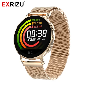 EXRIZU Fashion Women Men Smart Watch Bluetooth Smartwatch Magnetic Buckle Strap Sport Modes Stopwatch Clock SMS Call Reminder
EXRIZU Fashion Women Men Smart Watch Bluetooth Smartwatch Magnetic Buckle Strap Sport Modes Stopwatch Clock SMS Call Reminder