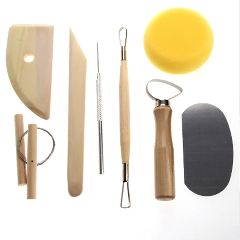 8pcs Pottery Tool Set Pottery Clay Ceramics Molding Tools Wood Pottery Ceramics Clay Sculpture Modelling Kit DIY Hand Tools
8pcs Pottery Tool Set Pottery Clay Ceramics Molding Tools Wood Pottery Ceramics Clay Sculpture Modelling Kit DIY Hand Tools