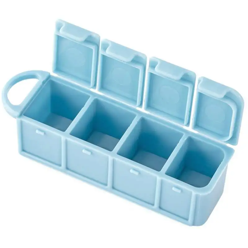 Portable Pill Organizer Tray Travel Medicines Boxes With 4 Compartments Convenient To Carry Along
Portable Pill Organizer Tray Travel Medicines Boxes With 4 Compartments Convenient To Carry Along