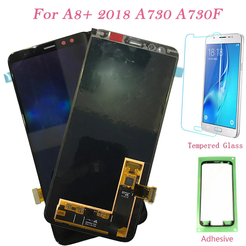 LCD Screen For Samsung Galaxy A8+ (2018) A730F Touch Screen Digitizer LCD Display Frame For Samsung Galaxy A730 A8 Plus Original
LCD Screen For Samsung Galaxy A8+ (2018) A730F Touch Screen Digitizer LCD Display Frame For Samsung Galaxy A730 A8 Plus Original
