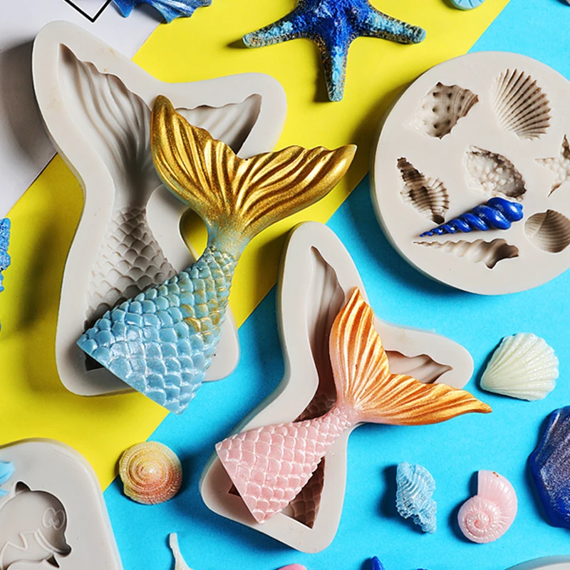 Fondant molds chocolate mold Mermaid shape silicone patisserie outils accessoires cake design decorating tools moule chocolat
Fondant molds chocolate mold Mermaid shape silicone patisserie outils accessoires cake design decorating tools moule chocolat