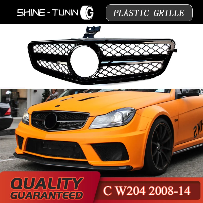 suitable for C Class W204 C63 1-Fin Front Bumper Grille Racing Grills 2008-2014 C300 C350 C180 C200 With emblem
suitable for C Class W204 C63 1-Fin Front Bumper Grille Racing Grills 2008-2014 C300 C350 C180 C200 With emblem