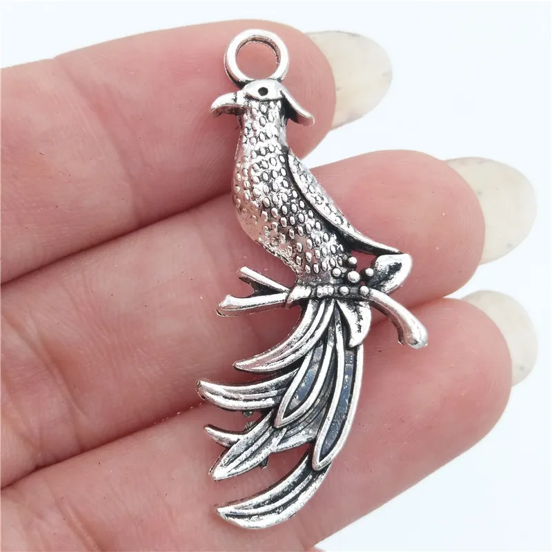 BULK 30 Eco-friendly Alloy Tibetan Silver Plated Phoenix Charms Pendants 17*38mm 1.7g
BULK 30 Eco-friendly Alloy Tibetan Silver Plated Phoenix Charms Pendants 17*38mm 1.7g