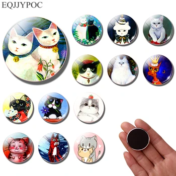 Kawaii Cat fridge magnet decor Cute Animal Cartoon refrigerator magnets glass message board fridge sticker Creative Home Decor
Kawaii Cat fridge magnet decor Cute Animal Cartoon refrigerator magnets glass message board fridge sticker Creative Home Decor