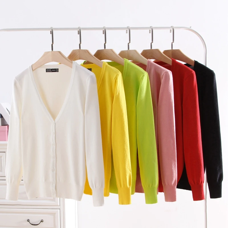 Plus size Cardigans Women Fashion Candy Color V-neck Long Sleeve Single Breasted Thin Knitted Womens Sweaters Oversized
Plus size Cardigans Women Fashion Candy Color V-neck Long Sleeve Single Breasted Thin Knitted Womens Sweaters Oversized