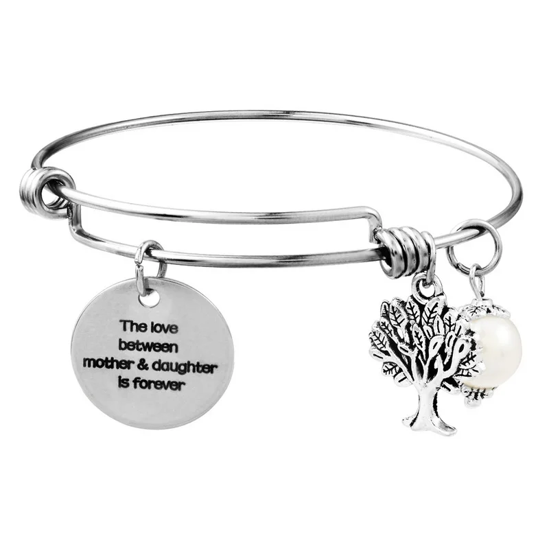 1PC Round Charms Adjustable Cuff Bracelets & Bangles For Women Jewelry With Life Tree Stainless Steel Charm Bangles For Women
1PC Round Charms Adjustable Cuff Bracelets & Bangles For Women Jewelry With Life Tree Stainless Steel Charm Bangles For Women