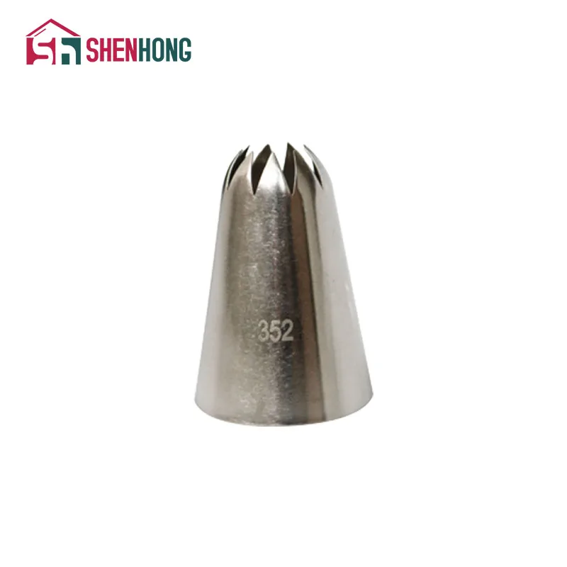 SHENHONG #352 Decorating Tips Cake Cream Icing Piping Nozzle Pastry Tools Stainless Steel Cupcake Boquillas
SHENHONG #352 Decorating Tips Cake Cream Icing Piping Nozzle Pastry Tools Stainless Steel Cupcake Boquillas