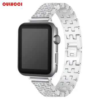For Apple Watch Band, Stainless Steel Watch Band Replacement Bling Stone Strap Series 1 and Series 2 Series 3 38mm 42mm
For Apple Watch Band, Stainless Steel Watch Band Replacement Bling Stone Strap Series 1 and Series 2 Series 3 38mm 42mm