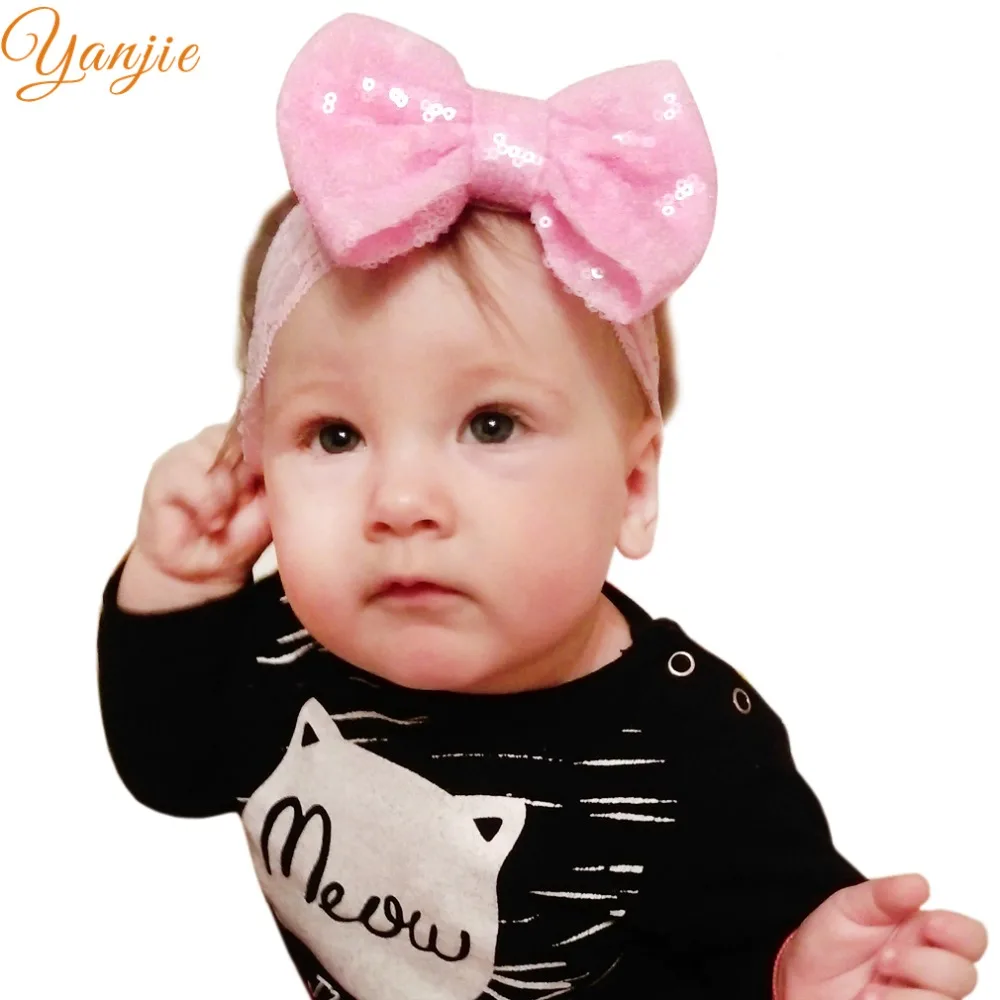 2019 New Cute Lace Headband For Girls Big Sequin Hair Bow Solid Turban Elastic Headbands Kids Glitter Large Bow Hair Accessories
2019 New Cute Lace Headband For Girls Big Sequin Hair Bow Solid Turban Elastic Headbands Kids Glitter Large Bow Hair Accessories