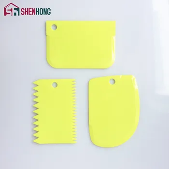 SHENHONG Cake Scraper Kitchen Tool Classic Fondant Decorating Tool Multifunction Blade Plastic Cake Smoother Spatula Set
SHENHONG Cake Scraper Kitchen Tool Classic Fondant Decorating Tool Multifunction Blade Plastic Cake Smoother Spatula Set
