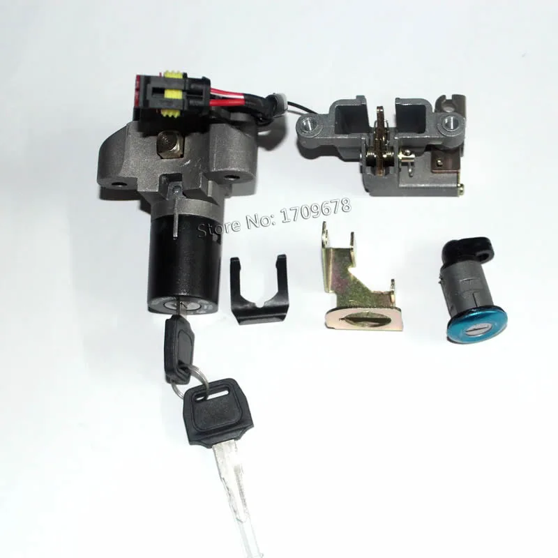 Ignition switch lock key set for Keeway TX X-RAY 50 Generic KSR MOTO STELS Trigger 50 TR Ride Thron Sniper 50 / TX50 TR50
Ignition switch lock key set for Keeway TX X-RAY 50 Generic KSR MOTO STELS Trigger 50 TR Ride Thron Sniper 50 / TX50 TR50