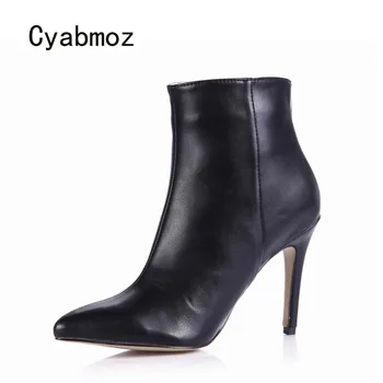 Cyabmoz Women Ankle Winter Boots High Heels Shoes Woman Sexy Pointed Toe Zip For Party Work Shoes Zapatillas Botas Zapatos Mujer
Cyabmoz Women Ankle Winter Boots High Heels Shoes Woman Sexy Pointed Toe Zip For Party Work Shoes Zapatillas Botas Zapatos Mujer
