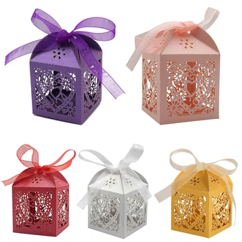 50 PCS Love Heart Laser Cut Wedding Party Favor Box Candy Bag Chocolate Gift Boxes Bridal Birthday Shower Bomboniere with Ribbon
50 PCS Love Heart Laser Cut Wedding Party Favor Box Candy Bag Chocolate Gift Boxes Bridal Birthday Shower Bomboniere with Ribbon