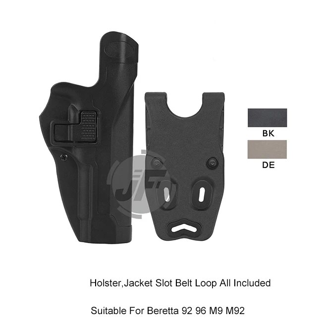 Tactical Serpa Level 2 Auto Lock Duty Right Hand Pistol Gun Holster w/ Jacket Slot Duty Belt Loop for Beretta 92 96 M9 M92
Tactical Serpa Level 2 Auto Lock Duty Right Hand Pistol Gun Holster w/ Jacket Slot Duty Belt Loop for Beretta 92 96 M9 M92
