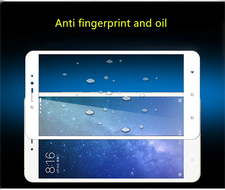 VRURC xiaomi mi max 2 3D screen protector tempered glass (8)