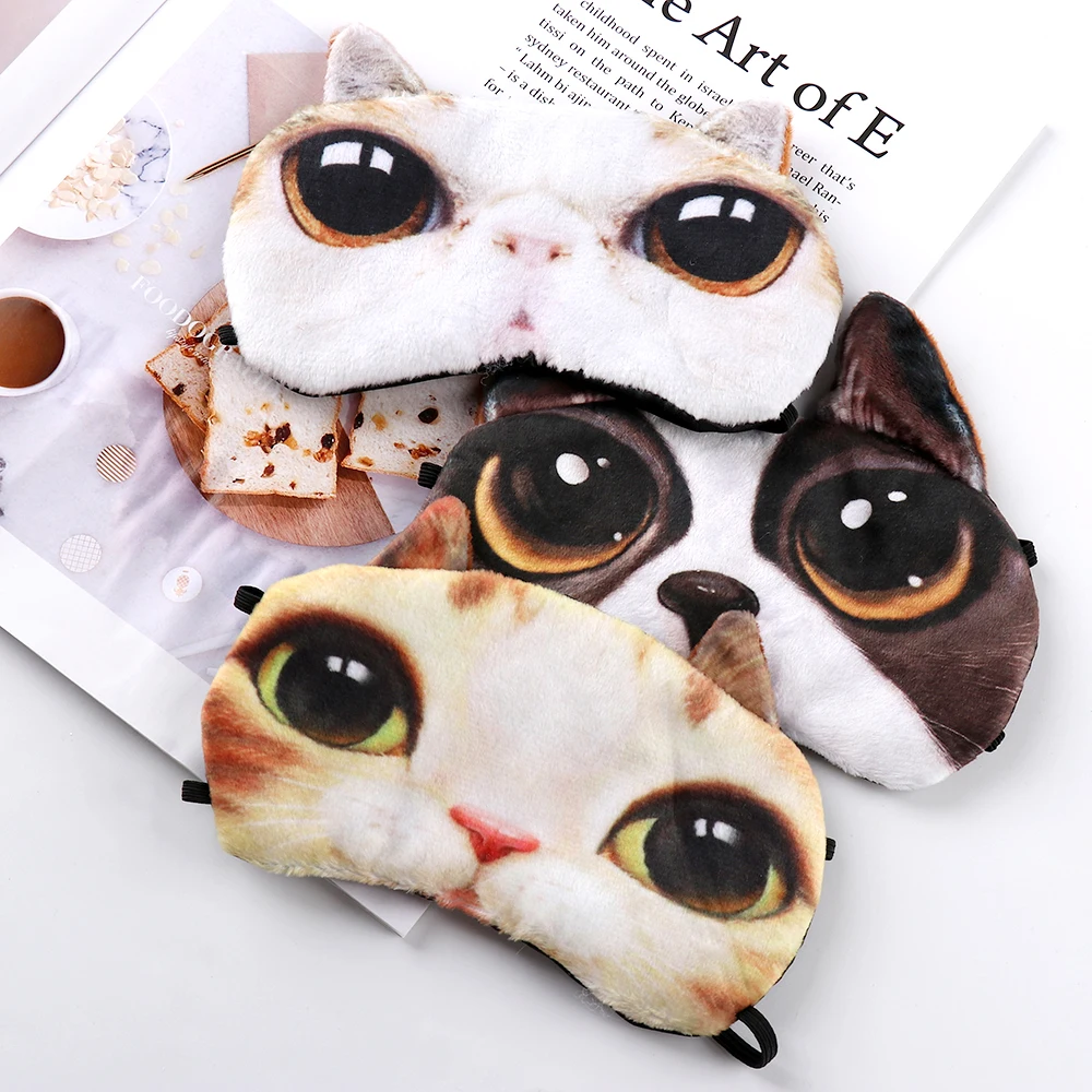 New Women Men 3D Creative Lovely Sleeping Mask Eyepatch Eye Cover Cotton Cartoon for Eye Cat/Dog Travel Relax Sleeping Aid Mask
New Women Men 3D Creative Lovely Sleeping Mask Eyepatch Eye Cover Cotton Cartoon for Eye Cat/Dog Travel Relax Sleeping Aid Mask