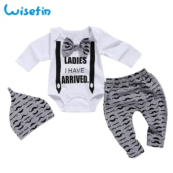 Bow tie Baby Boy Clothes Set Mustache pattern Kids Clothes White 3Pcs Tops+Gray Soft Pants+Cap Autumn Clothing For Boy 0-2 Years
Bow tie Baby Boy Clothes Set Mustache pattern Kids Clothes White 3Pcs Tops+Gray Soft Pants+Cap Autumn Clothing For Boy 0-2 Years