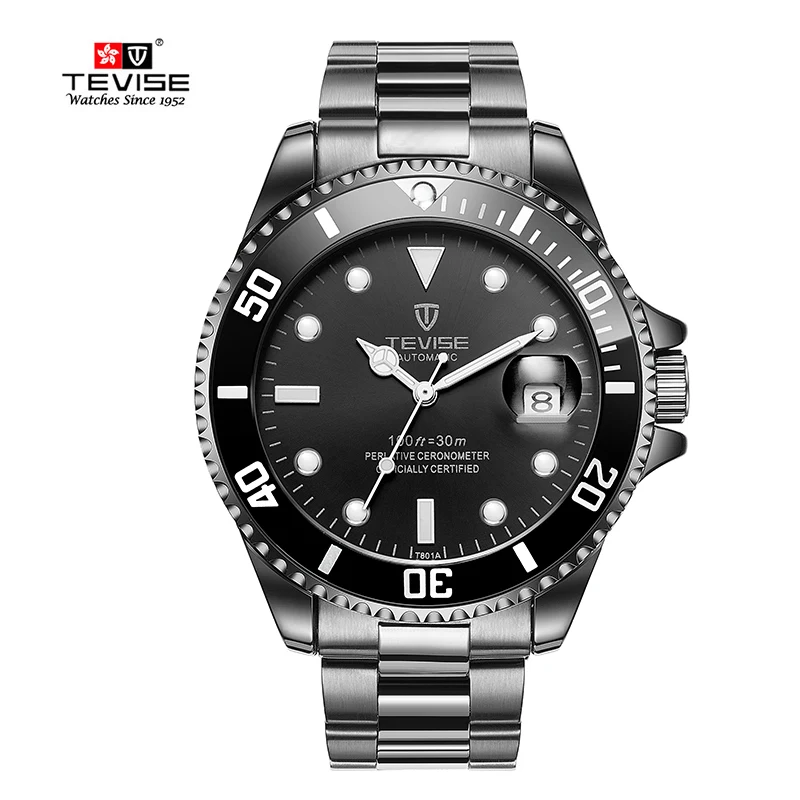 TEVISE Men's Automatic Self Wind Auto Date Mechanical Watches Skeleton Wristwatches Silver Stainless Steel Male Antique Business
TEVISE Men's Automatic Self Wind Auto Date Mechanical Watches Skeleton Wristwatches Silver Stainless Steel Male Antique Business
