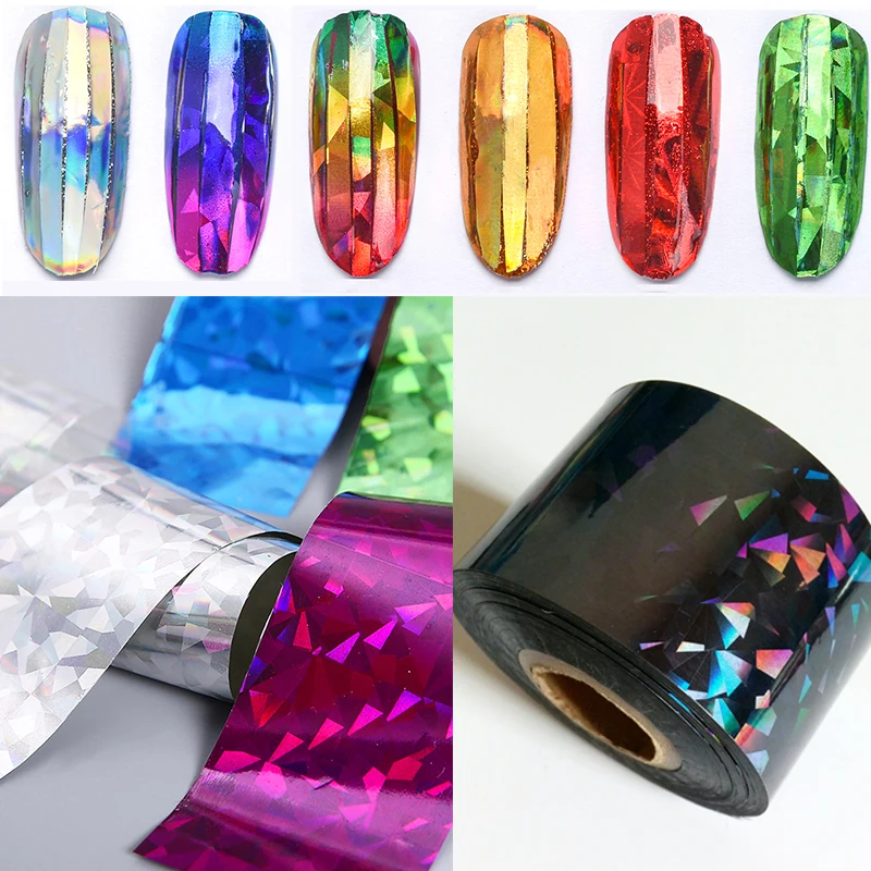 1 Roll Nail Art Transfer Stickers Decals gem shape Laser Nail Foils Starry Sky Holographic Beauty Manicure DIY Decoration
1 Roll Nail Art Transfer Stickers Decals gem shape Laser Nail Foils Starry Sky Holographic Beauty Manicure DIY Decoration