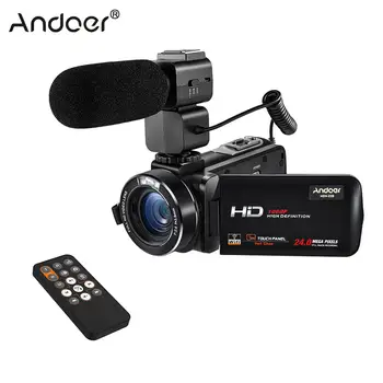 Andoer HDV-Z20 Home Use Portable 1080P Full HD Digital Video Camera Camcorder 3.0" Rotatable LCD Touchscreen Video Camera
Andoer HDV-Z20 Home Use Portable 1080P Full HD Digital Video Camera Camcorder 3.0" Rotatable LCD Touchscreen Video Camera
