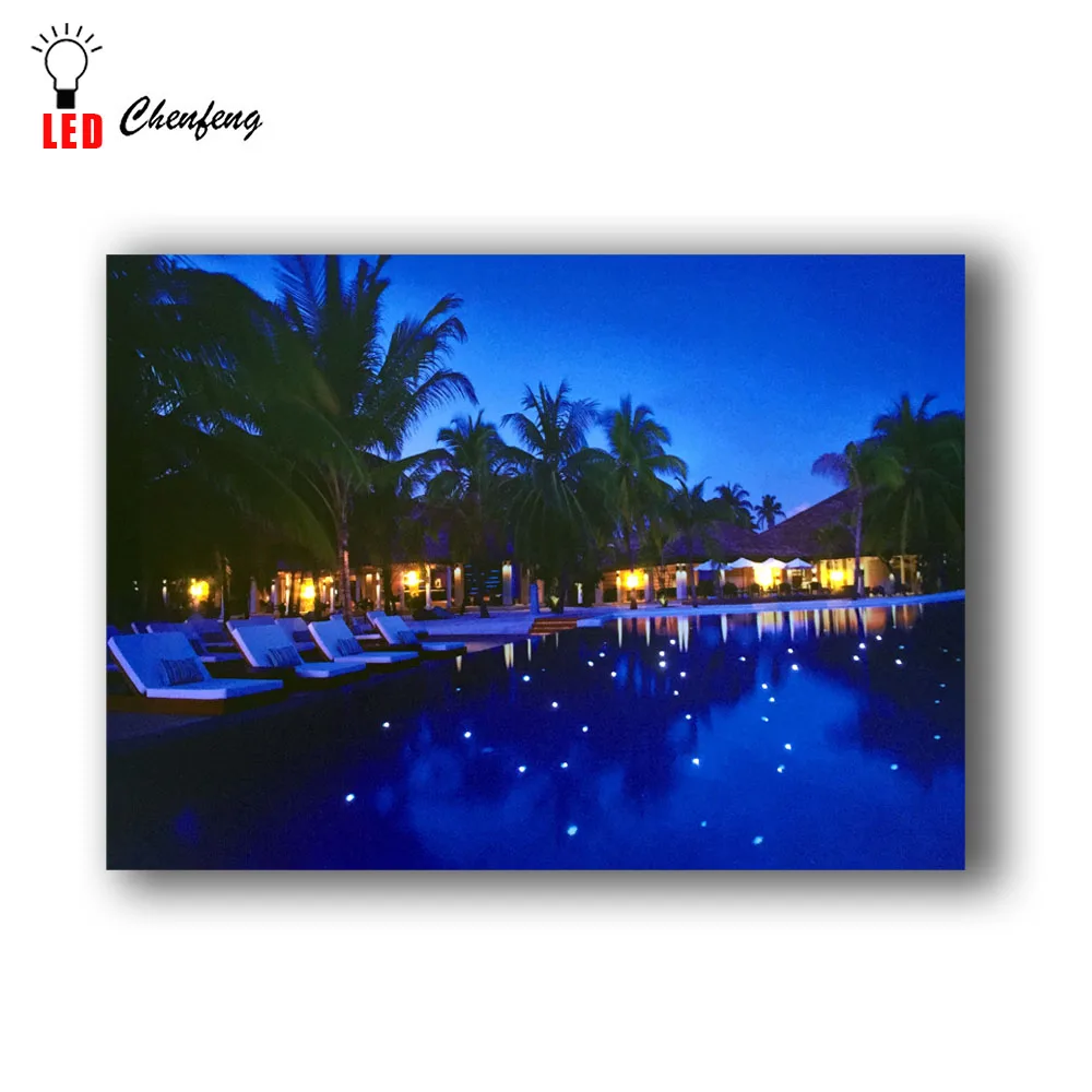 Led Canvas wall picture VELASSARU MALDIVES HOTEL with Wireless In Ground Pool Lights printing lighted up panting wall art decor
Led Canvas wall picture VELASSARU MALDIVES HOTEL with Wireless In Ground Pool Lights printing lighted up panting wall art decor