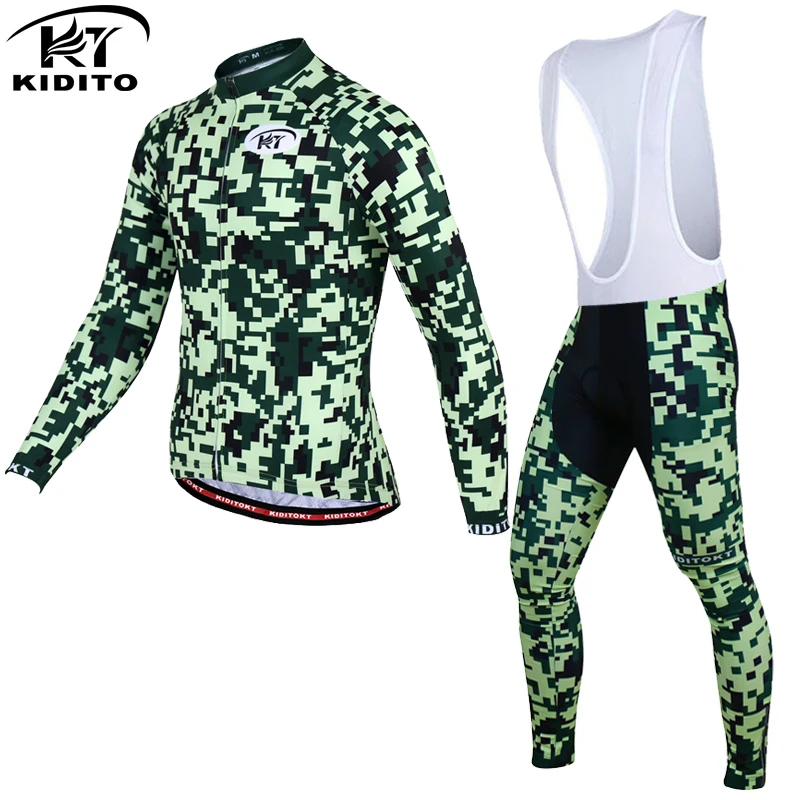KIDITOKT winter thermal fleece cycling suits Long Sleeve Cycling Set Mountain Bike Clothing Bicycle Jersey Clothes Ropa Ciclismo
KIDITOKT winter thermal fleece cycling suits Long Sleeve Cycling Set Mountain Bike Clothing Bicycle Jersey Clothes Ropa Ciclismo