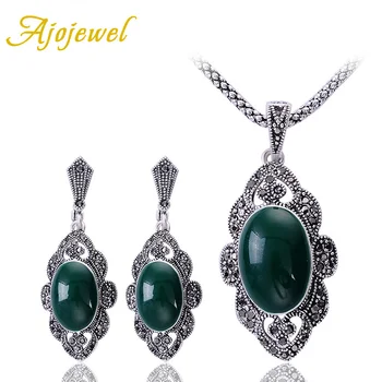 Ajojewel Black Rhinestone Resin Green Vintage Jewelry Sets For Women Chain Pendant Necklace Earrings Sets Bijoux
Ajojewel Black Rhinestone Resin Green Vintage Jewelry Sets For Women Chain Pendant Necklace Earrings Sets Bijoux