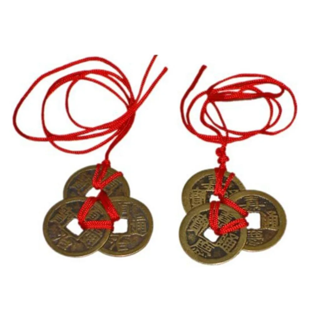 Vintage 6 Coins Red Chinese Knot Copper Feng Shui Wealth Success Lucky Charm Home Car Hanger
Vintage 6 Coins Red Chinese Knot Copper Feng Shui Wealth Success Lucky Charm Home Car Hanger